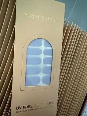 NEW Sassy Saints Gel Nail Wraps LAVENDER BLUSH